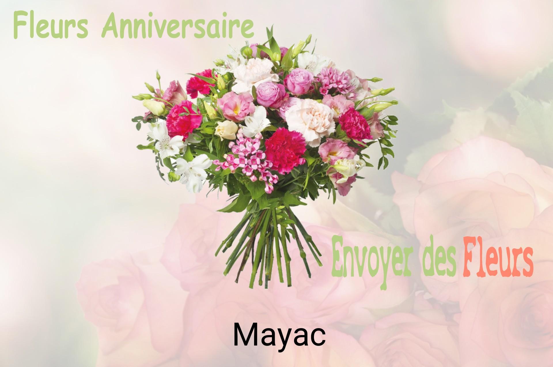 Bouquet de fleurs d’anniversaire livré à Mayac